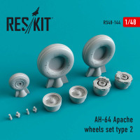 Reskit RS48-0144 AH-64 Apache Type 2 колеса set (HAS,ACAD) 1/48