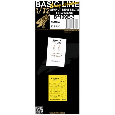 HGW 172803 Bf 109E-3 (TAM) BASIC LINE 1/72