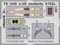 Eduard FE1439 U-2R seatbelts STEEL (HOBBYB) 1/48
