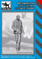 Black Dog F32047 RAF Fighter pilot 1940-45 No.6 (1 fig.) 1/32
