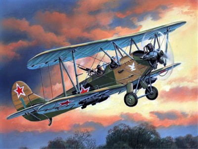 ICM 48252 Ночной бомбардировщик По-2 1/48