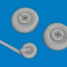 Eduard 672454 BRASSIN Bf 109K-4 wheels (EDU) 1/72