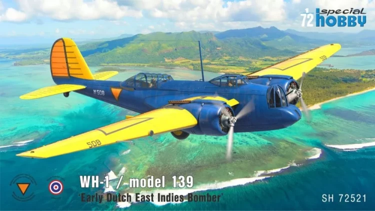 Special Hobby S72521 WH-1 mod.139 'Early Dutch East Indies Bomber' 1/72