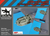 Blackdog A48115 P-38 F-G engines (TAM) 1/48