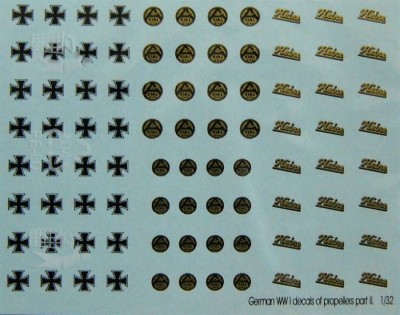LF Model C3202 Decals German WWI propeller labels - Part 2 1/32
