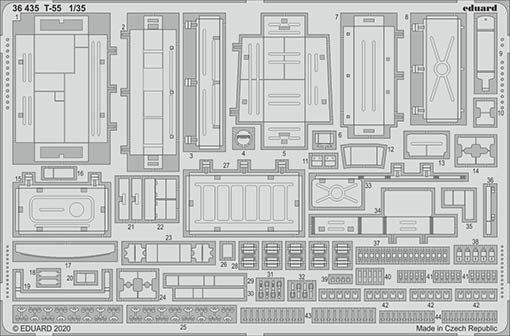 Eduard 36435 SET T-55 (MINA)
