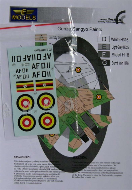 LF Model C72111 Decals Sukhoi over Uganda (TRUMP) 1/72