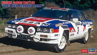 Hasegawa 20769 Гоночный автомобиль Nissan 240RS (BS110) “1983 New Zealand Rally” (Limited Edition) 1/24