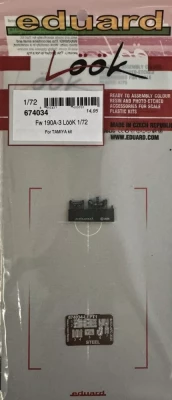 Eduard 674034 BRASSIN Fw 190A-3 LooK (TAM) 1/72