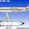 Восточный Экспресс 144143-6 BAC 1-11-200 BUA (Limited Edition) 1/144