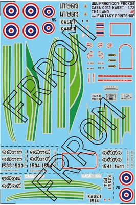 Frrom Azur FROX08 CASA C-212 KASET (Thailand) 1/72