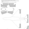 New Ware NWA-M0312 1/48 Mask A-4 B/C/L/SU Skyhawk grey&white CAMOUFL