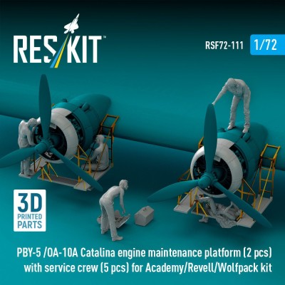 Reskit RSF72-111 PBY-5 /OA-10A Catalina eng.mainten. platform 1/72