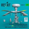 Reskit RSU35-079 AH-64E late Apache folded main rotor set 1 1/35