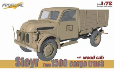MPM PL7007 Steyr 1500 Cargo Truck &quot;Wood Cab&quot; 1/72