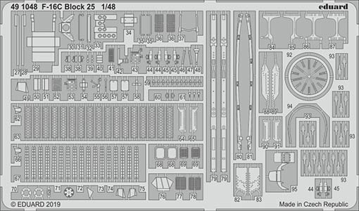 Eduard 491048 SET F-16C Block 25 (TAM)