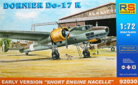 Rs Model 92030 Dornier Do-17K Early (Bulgaria,Italy,Yugosl.) 1/72