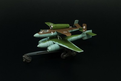 Brengun BRS144067 Mistel 5 - He162A &amp; Arado E-377 (resin kit) 1/144