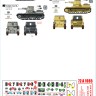Star Decals 72-A1085 Panzer in the Desert # 2. Pz.Kpfw.I Ausf.B, Befehls-Pz I B and Pz-JГ¤ger I B, in North Africa 1/72