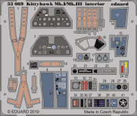 Eduard 33069 Kittyhawk Mk.I/Mk.III interior S.A. 1/32 Hasegawa