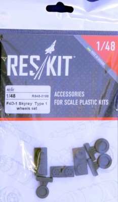 Reskit RS48-0198 F4D-1 Skyray Type 1 - wheels (TAM) 1/48
