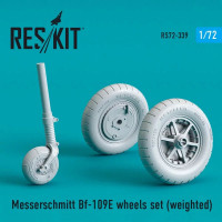 Reskit RS72-339 Messerschmitt Bf-109E wheels set (weighted) 1/72