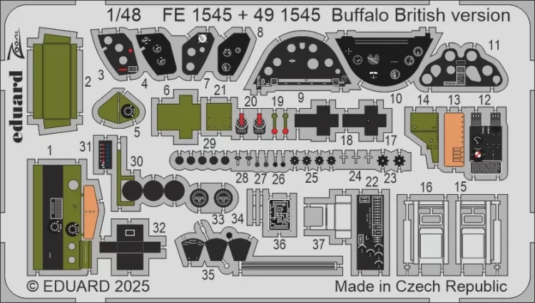 Eduard FE1545 Buffalo British version (TAM) 1/48