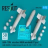 Reskit 72538 AGM-130A missiles (Mk84 warhead) w/ AN/AXQ-14 1/72