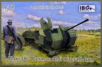 IBG Models 72076 Flak 38 - German Antt-Aircraft Gun (2-in-1) 1/72