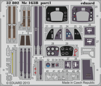 Eduard 32802 Me 163B S.A.