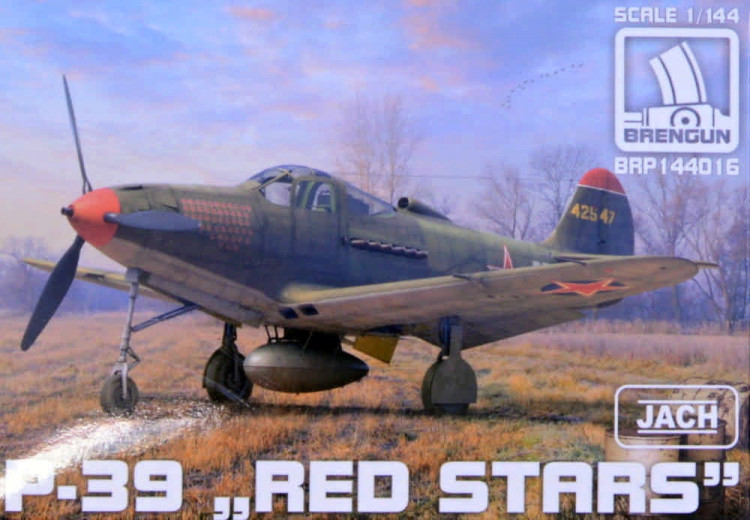 Brengun BRP144016 P-39 Airacobra 'Red Stars' (plastic kit) 1/144