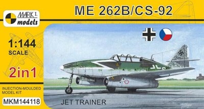 Mark 1 Models MKM-144118 Me 262B/CS-92 'Jet Trainer' (2-in-1) 1/144