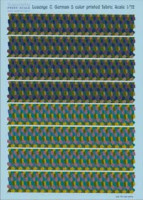 Print Scale 016-camo Lozenge C. German 5 color printed fabric 1/72