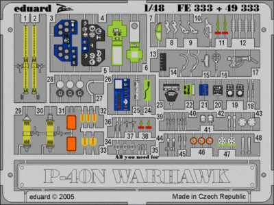 Eduard 49333 P-40N HAS