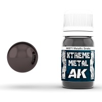 AK Interactive AK-00671 Алкидный металлик XTREME METAL Дым (Нагар) 30 мл