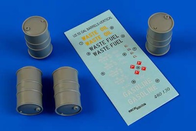 Aerobonus 480130 US 55 gallon barrels (vertical position) 1/48