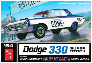 AMT 987 1964 Dodge 330 `Color Me Gone II 1/25