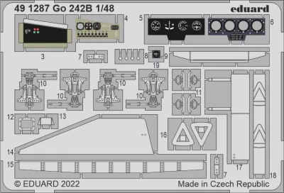 Eduard 491287 SET Go 242B (ICM) 1/48
