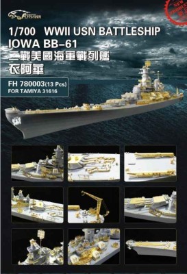 Flyhawk FH780003 WWII USN Battleship Iowa Bb-61