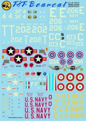 Print Scale 72-013 F8F Bearcat 1/72