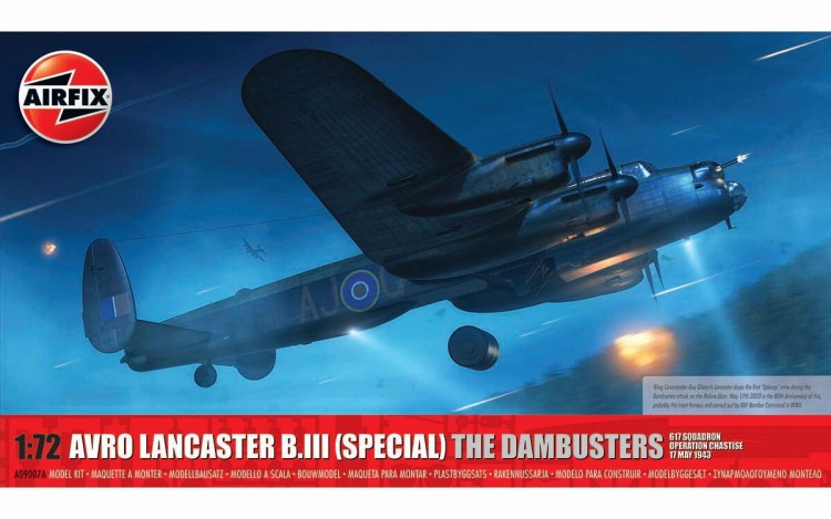 Airfix 09007A Avro Lancaster B.III (SPECIAL) 'THE DAMBUSTERS' 1/72