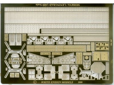 White Ensign Models PE 618 MOSKVA/LENINGRAD for the Airfix kit 1/600