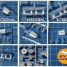 KV Models 72584 F-4C/D/E/EJ/J / RF-4EJ Phantom II (Fine Molds #FP41, #FP42, #FP43s, #FP46s, #FP47S, #FP38, #FP37, #72737, #72738, #72938, #72838, #72743, #72846, #72847, #72843, #72937) + маски на диски и колеса Fine Molds US 1/72