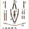 Eduard 49073 1/48 F-104G seatbelts SUPERFABRIC