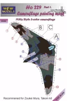 Lf Model M3288 Mask Ho 229 1930s style camouflage painting 1/32