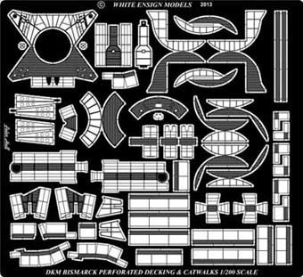 White Ensign Models PE 2018 BISMARCK PLATFORMS &amp; EXTENSIONS 1/200