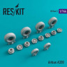 Reskit RS144-0005 Airbus A320 wheels (REV/ZVE) 1/144