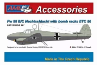 AML AMLA72085 Fw 58 B/C Nachtschlacht w/ bomb racks ETC 50 1/72