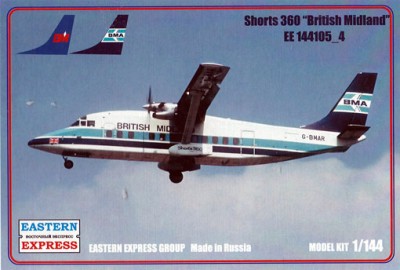 Восточный Экспресс 144105-4 Short-360 British Midland 1/144
