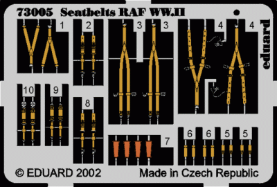 Eduard 73005 Seatbelts RAF WWII